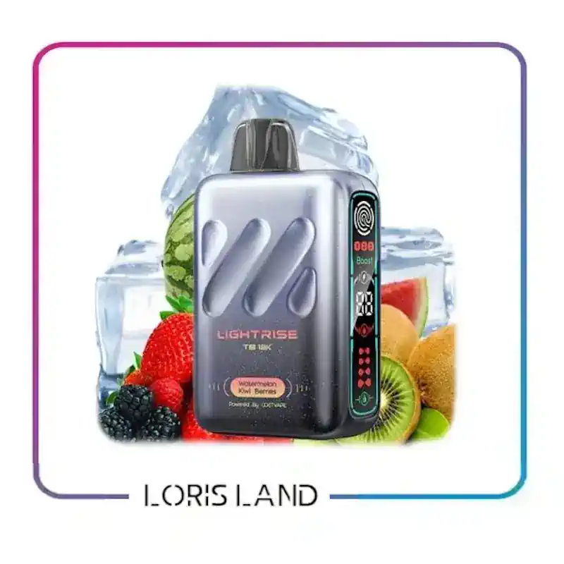 پاد یکبار مصرف هندونه کیوی بری لایت رایز 18 هزار پاف